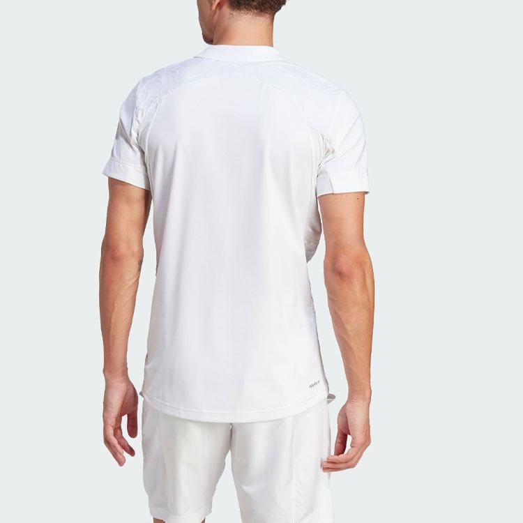 Adidas 2023 Grand Slam Tennis Series Aeroready Freelift Pro Polo с эмблемой-логотипом мужские топы белого цвета IA7099