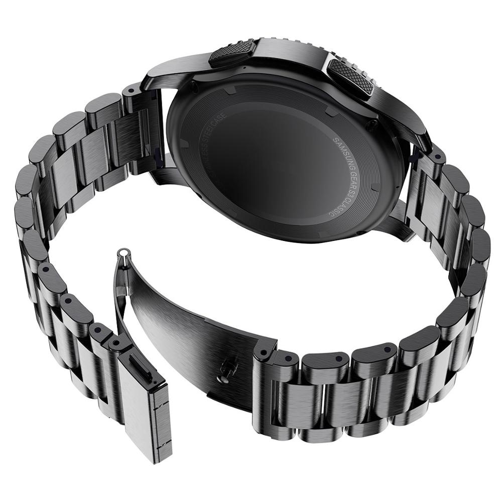 Stainless Steel band for Samsung Galaxy watch 46mm strap Gear S3 Frontier 22mm Metal bracelet correa Huawei watch GT 3 strap