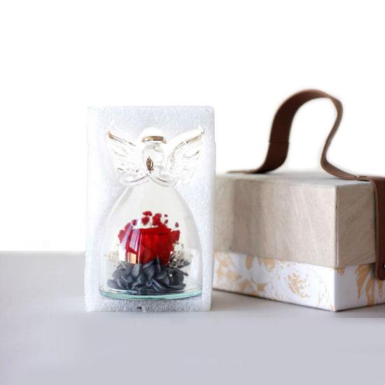 1 комплект, сохраненный роман, добавьте атмосферу цветов, тонкая работа, яркий цвет, цветок розы на день Святого Валентина, цветы матери