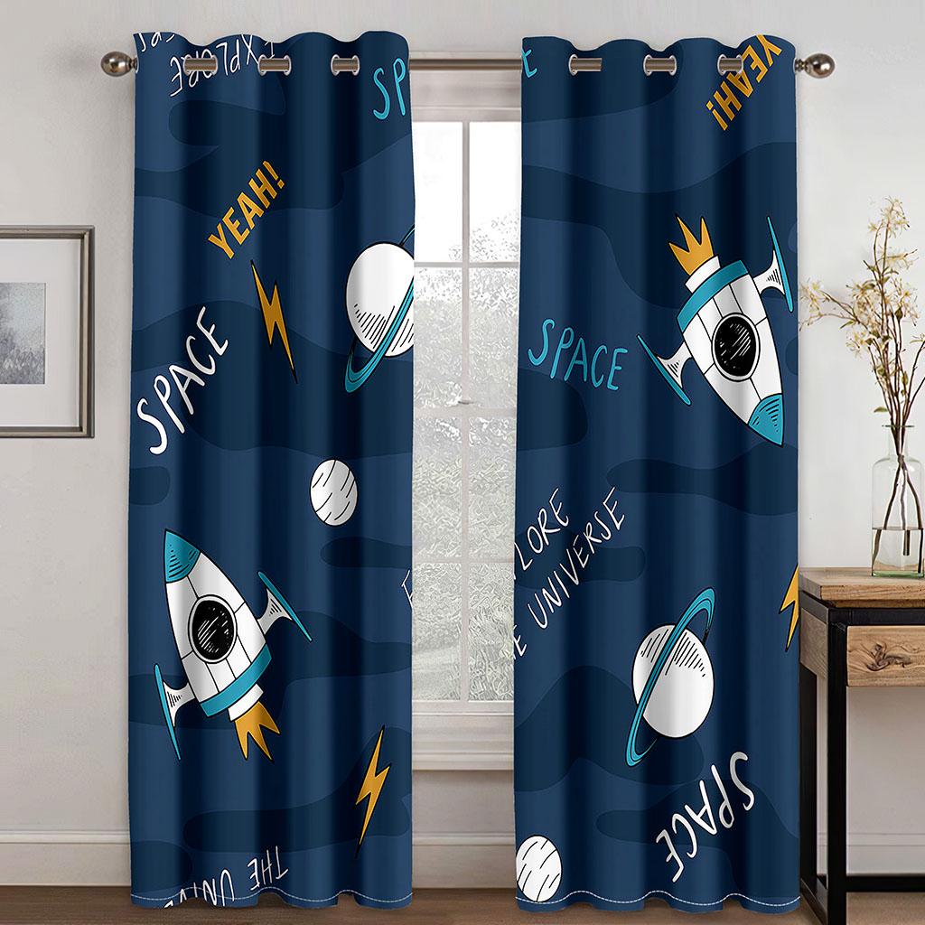 Красный самолет облака оконные шторы домашний декор детская спальня шторы кухонные дверные шторы шторы для гостиной