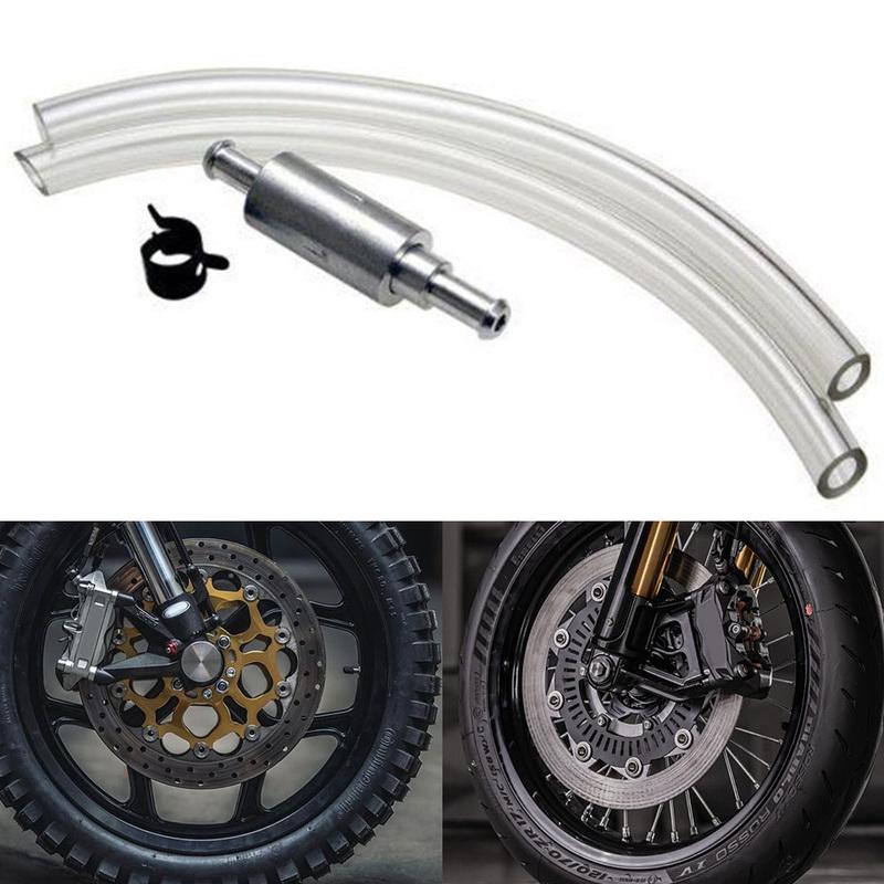 Motorcycle Clutch Brake Bleeder Hose One Way Valve Tube Bleeding Tool for Motorcycle Clutch