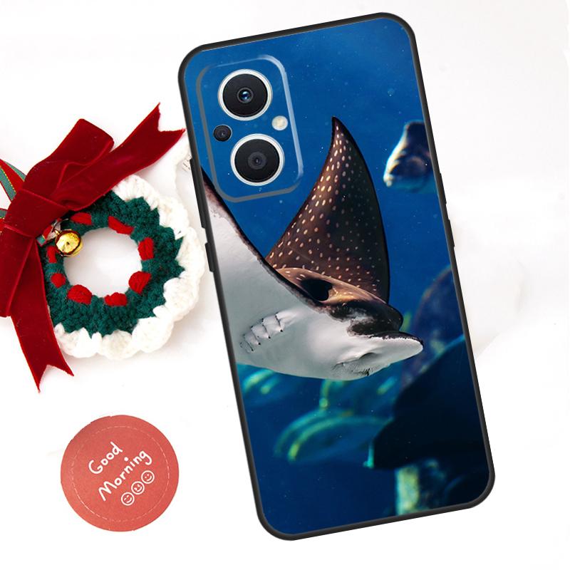 Чехол Animal Manta Ray для OPPO Reno 13 F 14 10 11 12 Pro 12F 11F 14F 7 8 Lite, Чехол для OPPO Find X9 X8 X6 X5 Pro