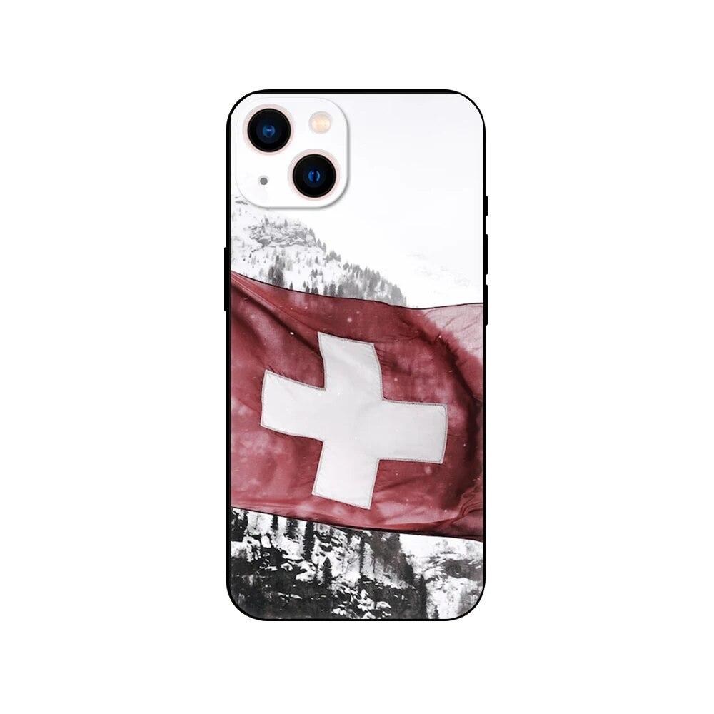 Швейцария чехол для телефона iPhone Samsung Galaxy Redmi Xiaomi Oppo OnePlus Note SA 7 8 9 10 11 12 13 14 20 21 22 23 53 54 Pro Max Plus Ultra TPU Soft