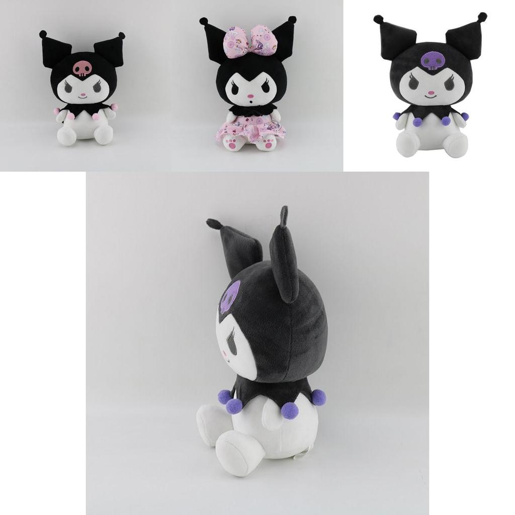 Cute Cartoon Kawaii Kuromi Plush Toy In 25cm Soft And Stuffed Design