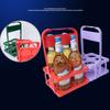 1Pcs Bar Beverage Display Beer Rack Basket Cup Organizer Drink Holder Durable Beer Bottle Carrier