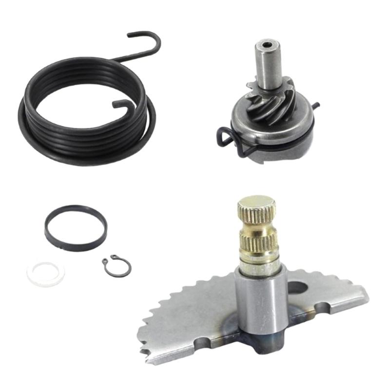 Scooter ATV Moped Kick Start Complete Gear Kick Start Kit for GY6 50CC 80CC Replacement Part Kickstarter Gear Assembly