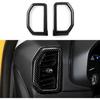 Car Carbon Fiber Center Console AC Switch Panel Sticker Decal Trim Cover Interior Decoration For Ford Bronco Sport    2024 2025 Accessories