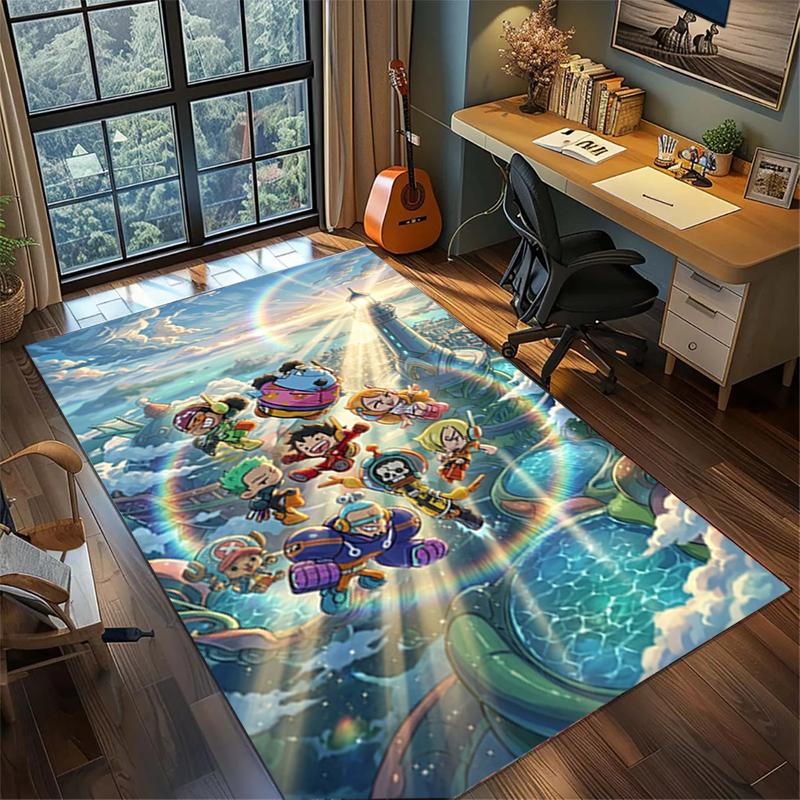 Large Area "ONE PIECE" Carpet Non Slip Washable Floor Mat Bedroom Gamer Room Home Decor kwq3