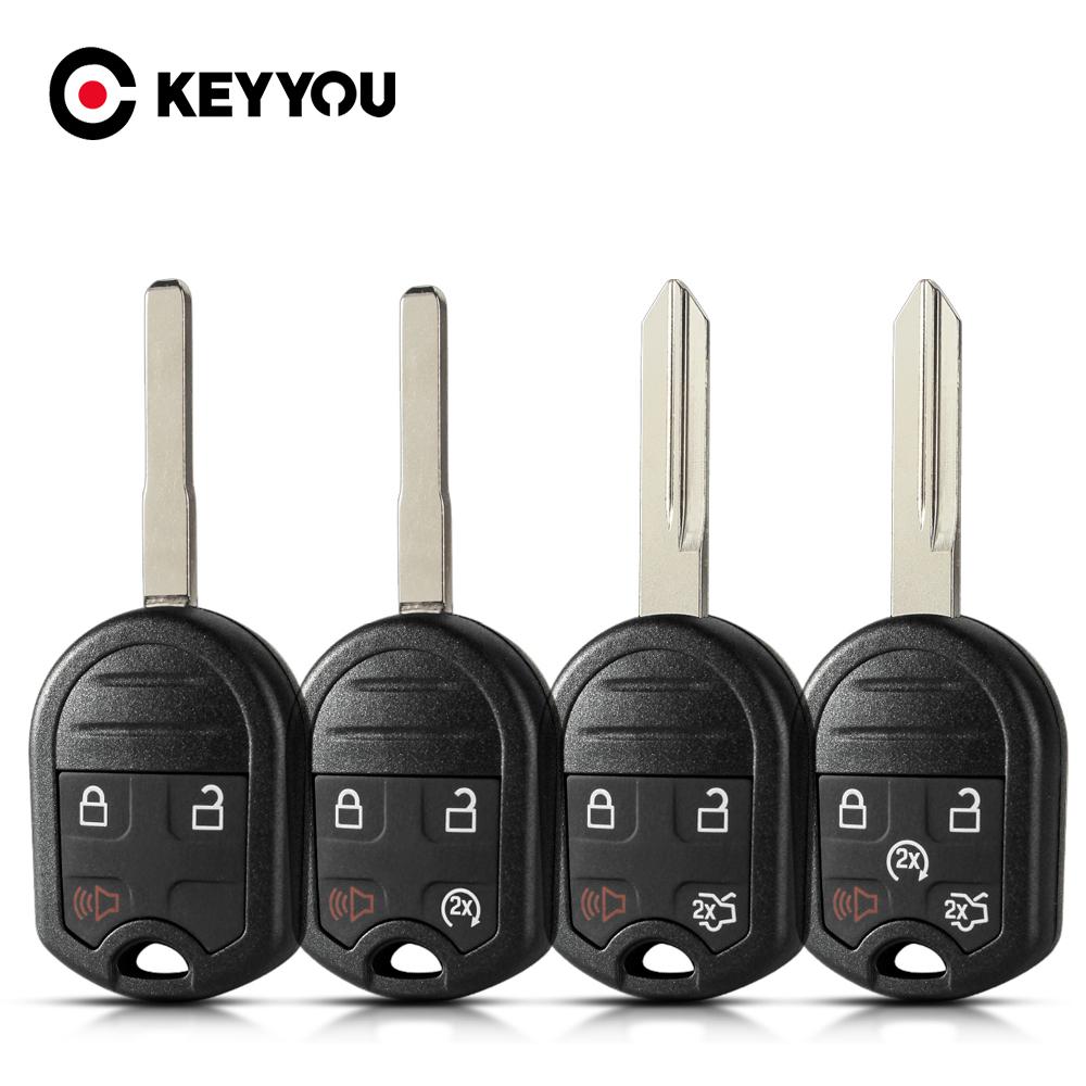 KEYYOU Для Ford Edge Explorer Ranger Expedition Mustang Escape Taurus Flex Focus Fusion 2007-2015 Пустой корпус ключа автомобиля с дистанционным управлением