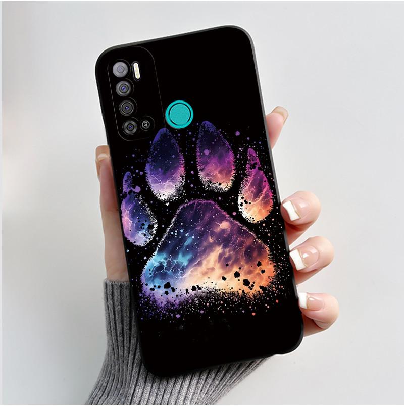Защитный противоударный мягкий чехол для телефона Tecno LC7/Pouvoir 4/Pouvoir 4 Pro/LC8/Spark Power 2 Черный чехол Уникальный дизайн Обложка