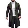 Европейское мужское двубортное шерстяное пальто 2026 года в наличии