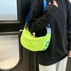 Повседневная нейлоновая сумка-хобо через плечо для женщин, дизайнерские сумки через плечо, зеленая, небольшая вместимость, женская дорожная сумка-шоппер, женские кошельки 2025