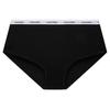 Color Block Letter Jacquard Comfortable Boxer Briefs Women Underwear Space-Black QD5195-UB1