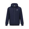 Reebok Logo Casual Fashion Comfortable Hoodie Jacket Unisex Outerwear Navy-Blue 24FRE101UGN2