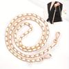 Metal Chain Purse Straps Replacement Crossbody, DIY Purse Chain Accessories, Crossbody Bag and Handbag Strap