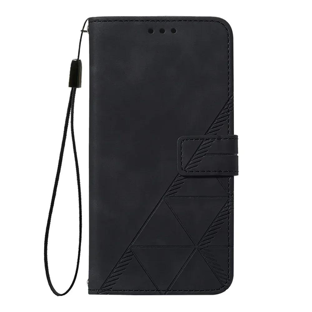 Геометрический кожаный чехол-кошелек для Nokia HMD Fusion Skyline Pulse Plus Pro X10 X20 X30 G10 G11 G20 G21 G22 G42 G310 G400 C22 C32