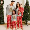 Family Matching Print Sets Pajamas Loungewear Outfits Family Matching Long Sleeve Tops+Pants Set