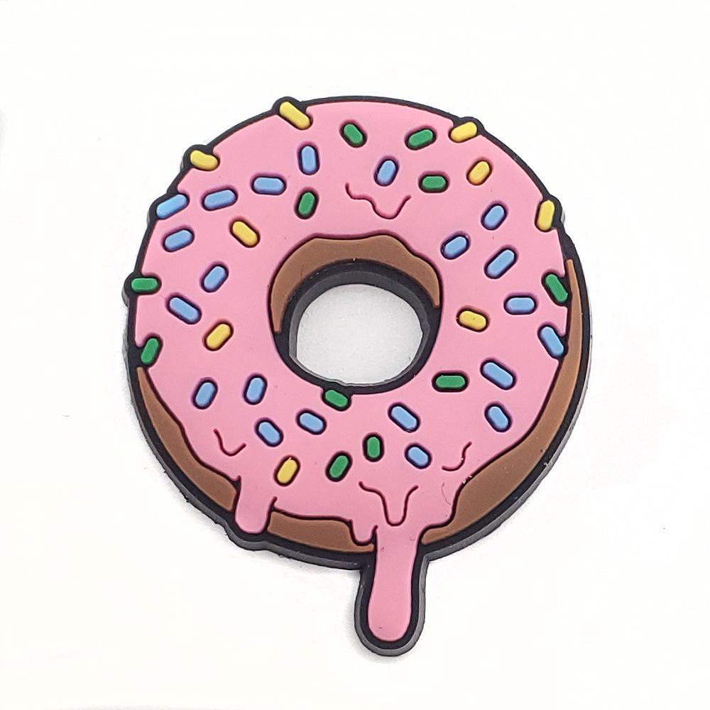 Брелоки из мягкого ПВХ с логотипом Dunkin' Donuts — аксессуары для сабо и украшения для садовой обуви.