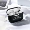 AirPods 4 Case 4th Generation Cool Black Cover with Keychain Big Angry Eyes Cute Touch Me Cartoon Shockproof Airpods 4th Generation Cover Gift for Men