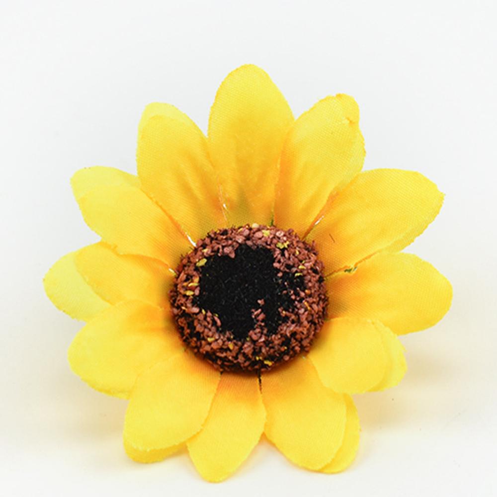 25шт искусственные головки подсолнечника свадьба домашний офис декор ремесла