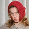 Retro Hollow Knitted Headscarf Lace-Up Triangle Turban Fashion Belt Accessories