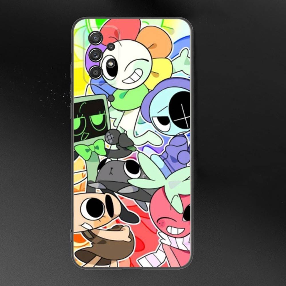 Чехол для телефона Goob D-Dandys World для Samsung Galaxy A 91,80,73,72,71,53,52,51,22,5G Ударопрочный Мягкий Черный Чехол
