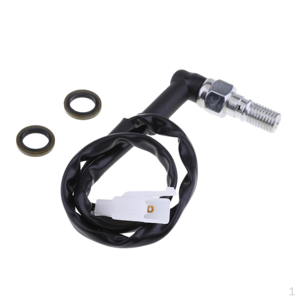 1 Piece .25mm Curved Motorcycle Brake Light Hydraulic Pressure Switch