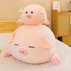 Creative New Balloon Pig Plush Toy Soft Pig Lying Large Throw Pillow Cure Piglet Doll Home Lying Pillow