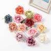 3/5Pcs Rose Artificial Flowers Heads 7cm Fake Flowers for Marriage Wedding Decorations Home Decor DIY Craft Garland Accessories