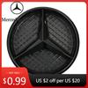 Горячая автомобильная наклейка для Mercedes Benz E200 E250 E300 E350 E400 E43 E450 E500 Серебристо-черная Звезда Эмблема Передней Решетки в Стиле OE Хром