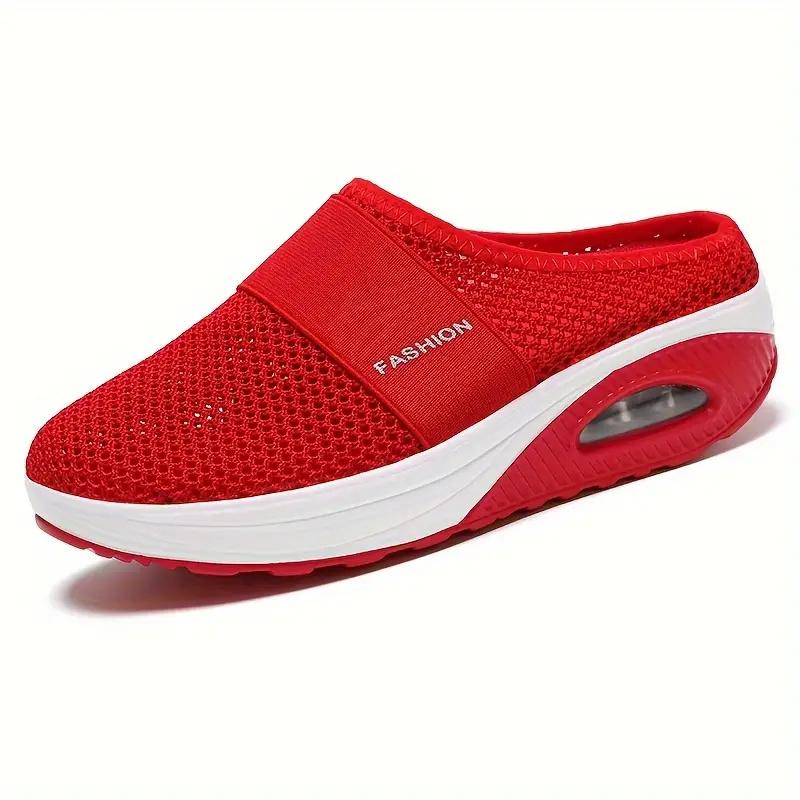 New Women Sneakers Air Cushion Slip-On Orthopedic Platform Sneakers Mesh Lightweight Wedges Sneakers Designer Shoes for Women