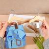 Solid Wood Kids Hanger with Clip Mini Hanger Durable Pet Clothes Hook