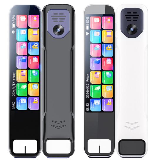 Ручка-переводчик с интеллектуальным искусственным интеллектом, сенсорным экраном, функцией записи голоса, перезаряжаемая, совместимая с Wi-Fi и Bluetooth, ручка со сканером