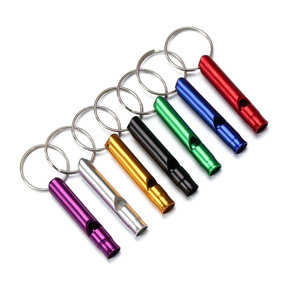 7 Colors Outdoor Camping Hiking Survival Whistle Emergency Whistles EDC Tools Training Accessories