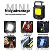 XIWANGFIRE WJ-808 XPE Pocket Work Light 1000LM COB LED Mini Keychain Lamp USB Rechargeable Flashlight for Outdoor Camping Hiking