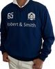 Golf Wear Water Repellent Windbreaker Mesh Lining Jumper [Robert&Smith] Men's (XL, Navy)