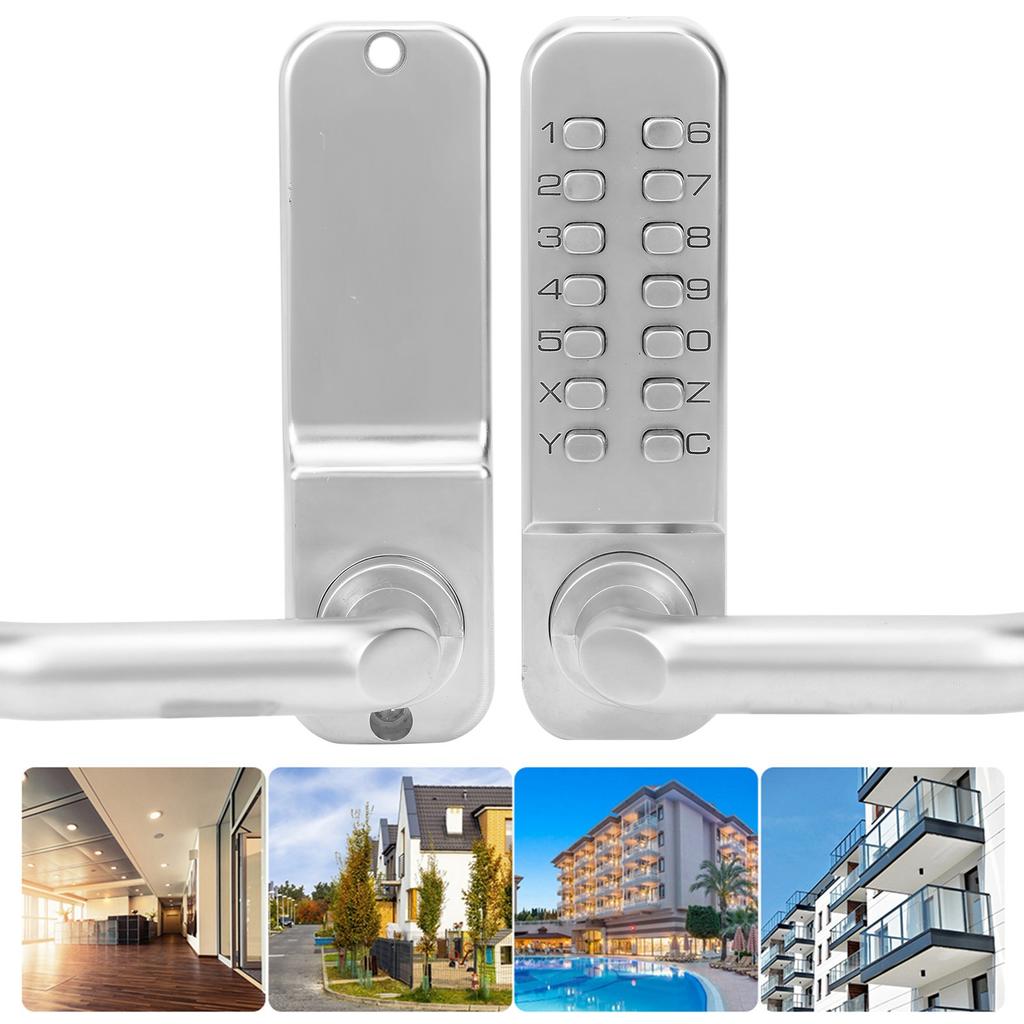 Smart Mechanical Door Lock Digital Password Entry Non?Power Anti?Theft Safety Home Access