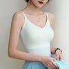 Женское нижнее белье с регулируемыми бретелями, эластичный жилет с нагрудной подкладкой, жилет из ледяного шелка без следов