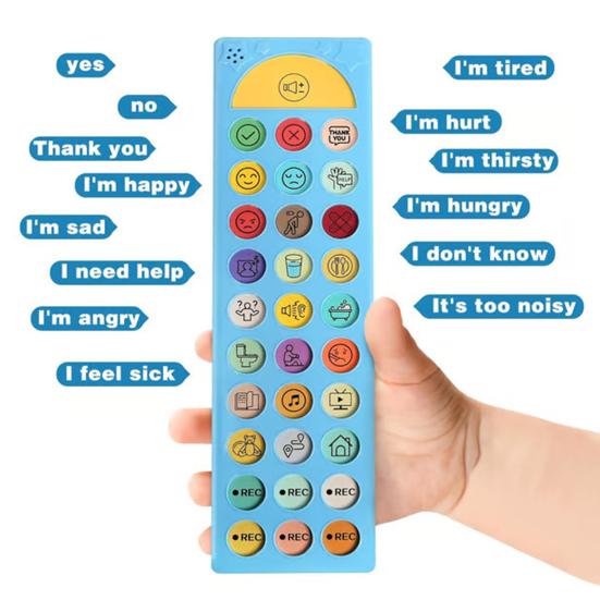 Коммуникационное устройство Yousheng AAC с 6 программируемыми кнопками, регулируемой громкостью, речевой терапией, реабилитацией после инсульта, инструментами невербальной коммуникации, говорящим помощником