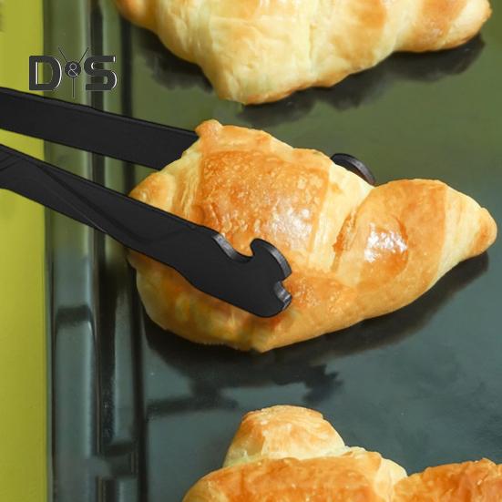 Зажим для еды, противоскользящая ручка, щипцы для сервировки еды, универсальные щипцы для барбекю, кухонная утварь для домашнего пикника