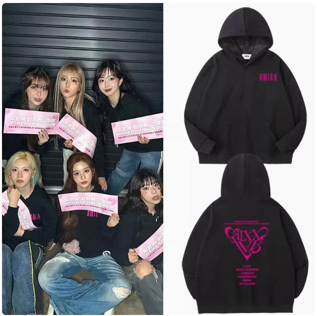 NMIXX2025 Концерт ChangeUp О Хэвон Бэ Джинсоль Свободное худи