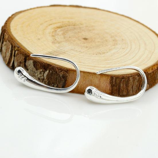 1 пара женских висячих серег из нержавеющей полированной меди, сплошной цвет, полые капли воды, антиаллергенный крючок для ушей, легкие украшения для ушей