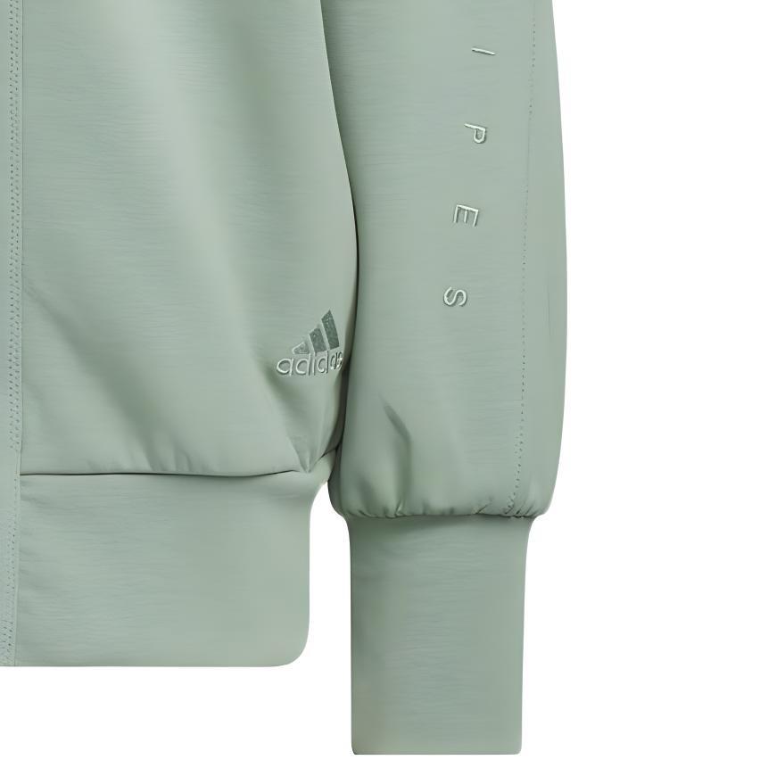 (WMNS) adidas Premium Knit Jacket 'Green' Women's IK4292