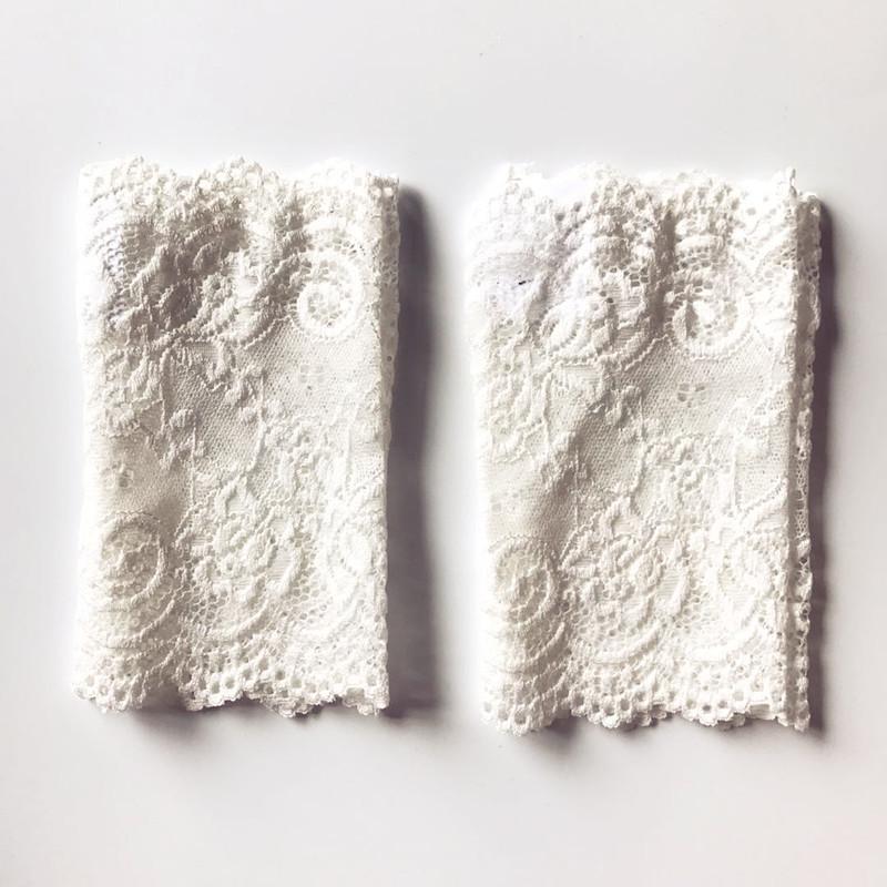 Европейские и американские силиконовые противоскользящие кружевные чулки-ботфорты - Эластичный цветочный дизайн