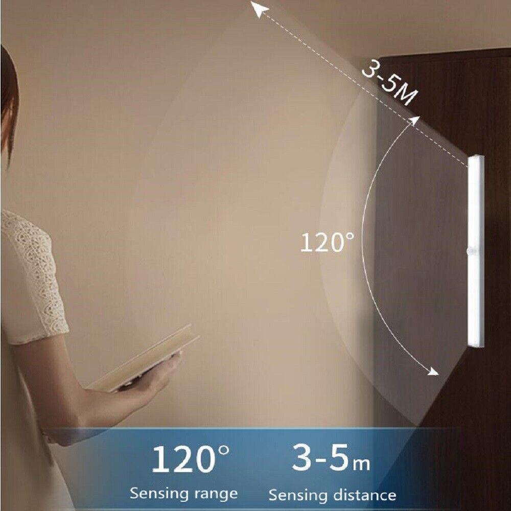 LED Light Cupboard Light Night Light With Motion Detector Sensor Kitchen USB