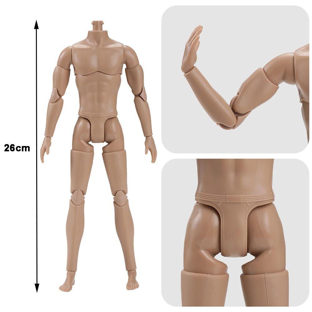 Normal Tan Skin 1/6 Action Figure Body 26cm Height 11 Inch Man Dolls For Children Birthday Gifts