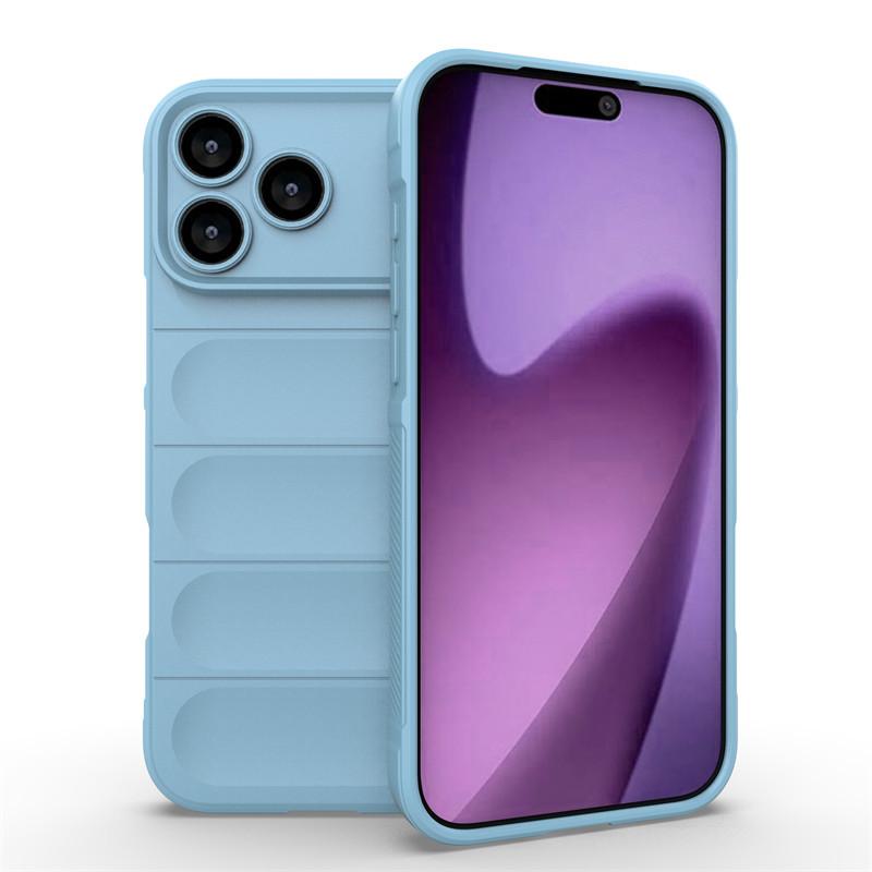Для чехла iPhone 17 Pro Max Чехол iPhone 17 Pro Max Мягкий силиконовый бампер Защитный чехол для телефона Для iPhone 17 Air Funda