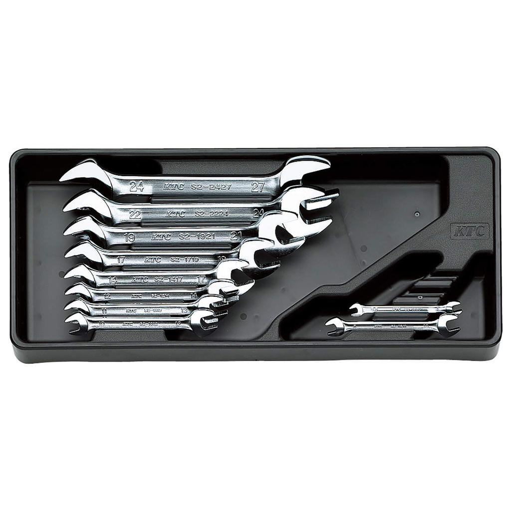 Kyoto Machinery Tools Spanner Set of 10 TS210 (KTC)