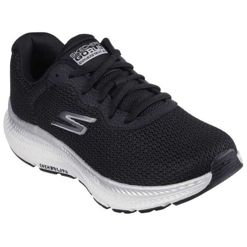 Skechers Go Run Consistent 2.0 Женские повседневные кроссовки с низким верхом Черные 128621-BKSL