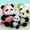 Adorable New Plush Panda Hugging Bear Soft Doll Pillow For Cuddling And Comfort